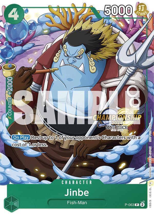 Jinbe (CS 2024 Event Pack) P-063 - One Piece Promo kart görseli