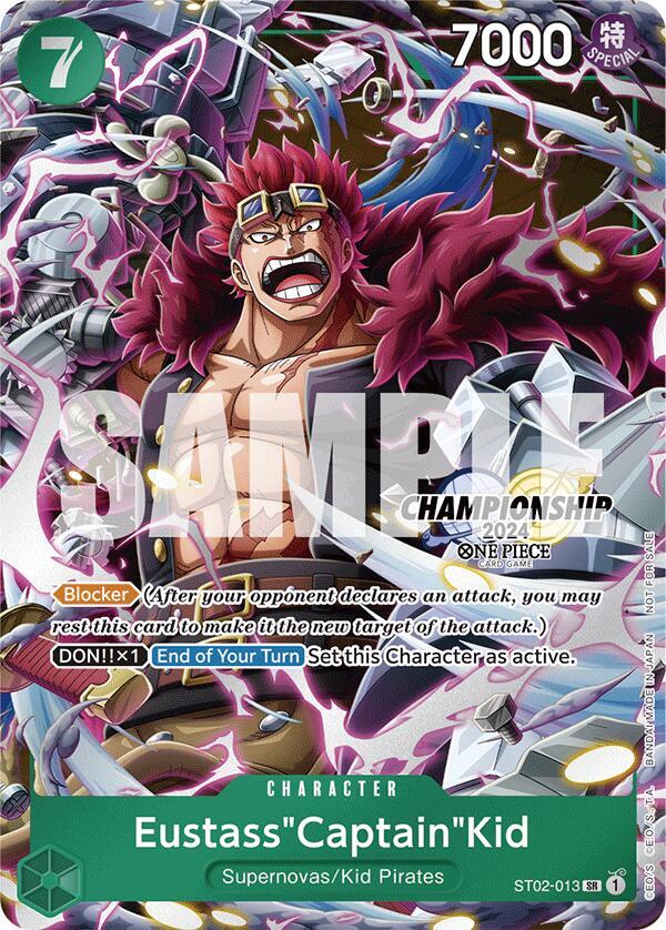 Eustass"Captain"Kid (CS 2024 Celebration Pack) ST02-013 - One Piece Promo kart görseli