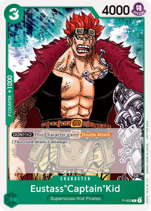 Eustass"Captain"Kid (Promotion Pack 2022) P-003 - One Piece Promo kart görseli