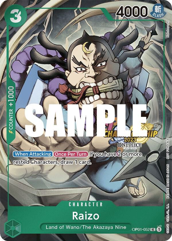 Raizo (CS 2023 Event Pack) OP01-052 - One Piece Promo kart görseli
