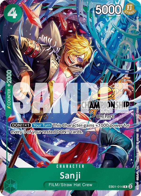 Sanji (CS 25-26 Celebration Pack) EB01-014 - One Piece Promo kart görseli