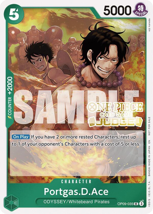 Portgas.D.Ace (Judge Pack Vol. 6) OP09-035 - One Piece Promo kart görseli