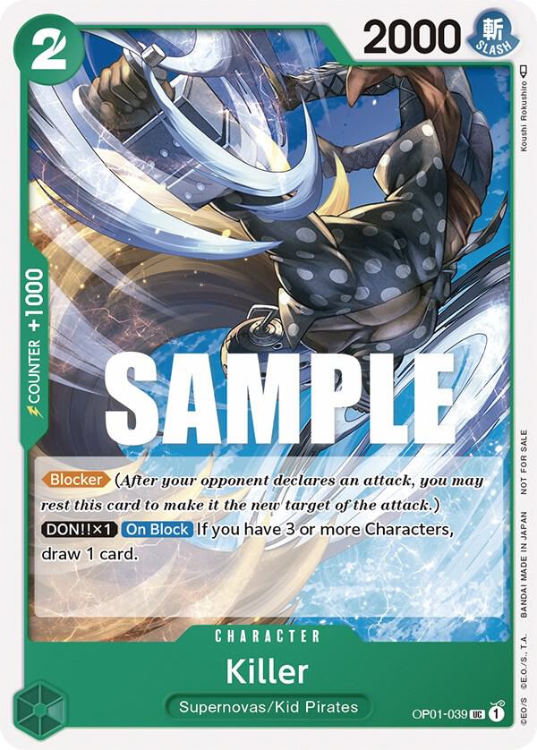 Killer (Promotion Pack 2023) OP01-039 - One Piece Promo kart görseli
