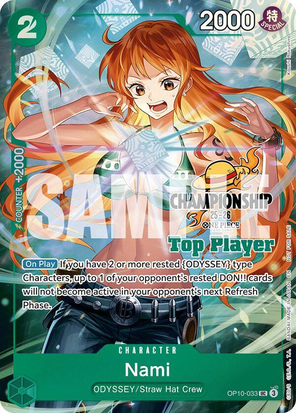 Nami (CS 25-26 Top Player Pack) OP10-033 - One Piece Promo kart görseli