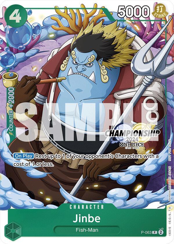 Jinbe (CS 2024 Event Pack Finalist) P-063 - One Piece Promo kart görseli