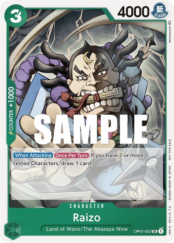 Raizo (Event Pack Vol. 2) OP01-052 - One Piece Promo kart görseli