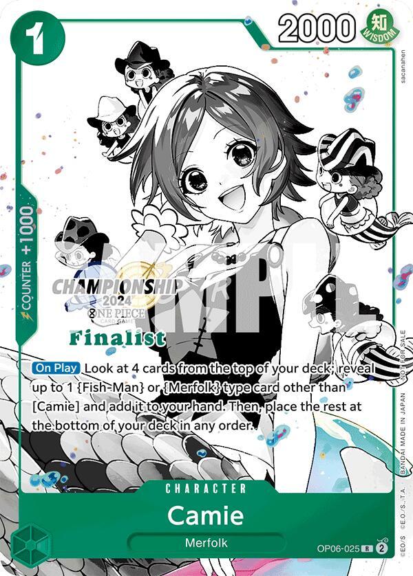 Camie (Championship 2024 Finalist Card Set Vol. 2) OP06-025 - One Piece Promo kart görseli