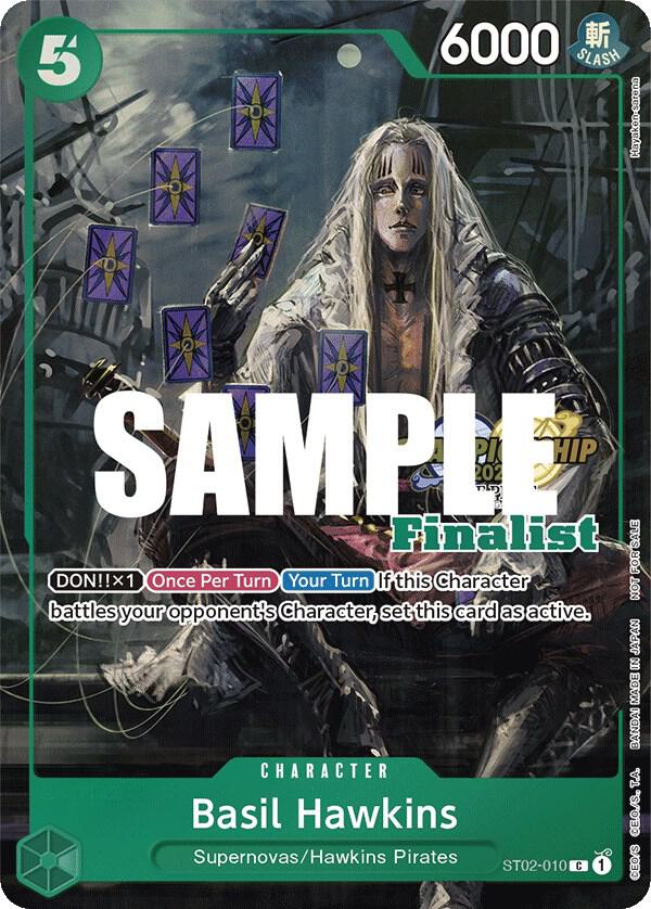 Basil Hawkins (CS 2023 Top Players Pack) [Finalist ST02-010 - One Piece Promo kart görseli