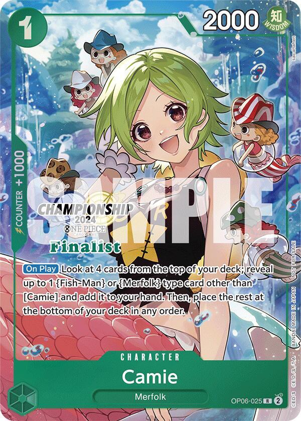 Camie (Championship 2024 Finalist Card Set) OP06-025 - One Piece Promo kart görseli