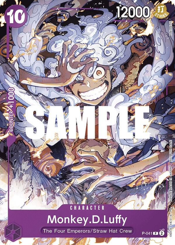 Monkey.D.Luffy (041) P-041 - One Piece Promo kart görseli