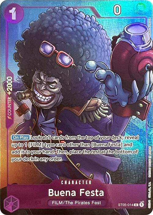 Buena Festa (Premium Card Collection -Best Selecti ST05-014 - One Piece Promo kart görseli