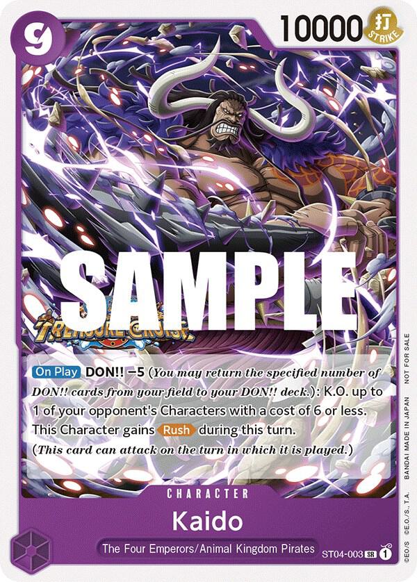 Kaido (Tournament Pack Vol. 5) ST04-003 - One Piece Promo kart görseli