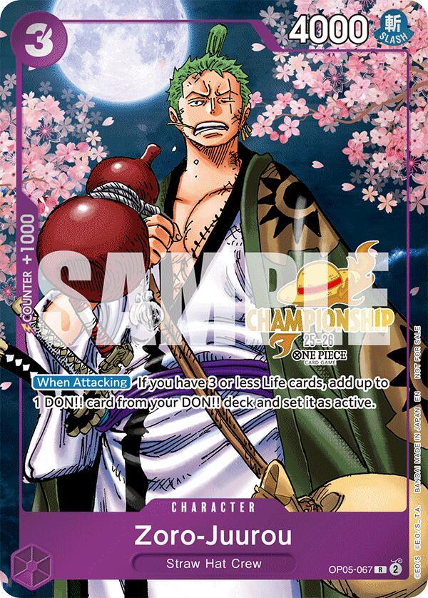 Zoro-Juurou (CS 25-26 Event Pack) OP05-067 - One Piece Promo kart görseli