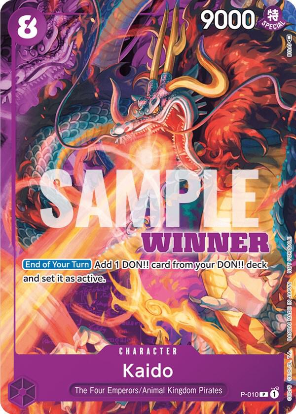 Kaido - P-010 (Winner Pack Vol. 1) P-010 - One Piece Promo kart görseli
