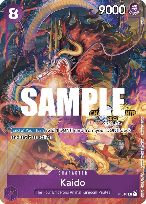 Kaido (CS 2023 Celebration Pack) P-010 - One Piece Promo kart görseli