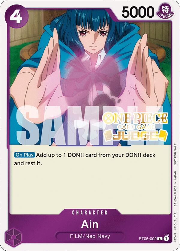 Ain (Judge Pack Vol. 4) ST05-002 - One Piece Promo kart görseli
