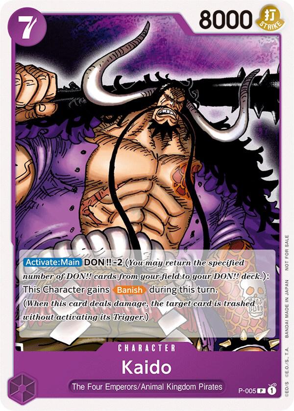 Kaido (Promotion Pack 2022) P-005 - One Piece Promo kart görseli