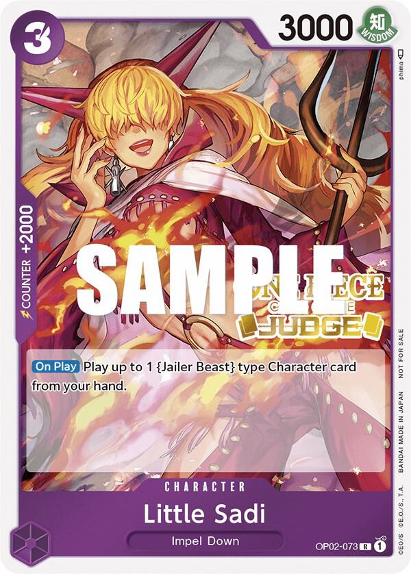 Little Sadi (Judge) OP02-073 - One Piece Promo kart görseli