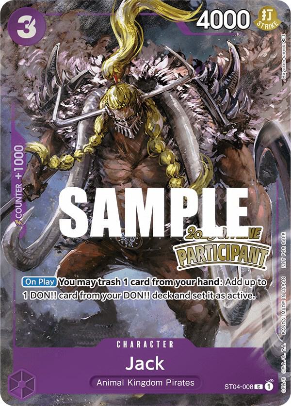 Jack (Offline Regional 2023) [Participant] ST04-008 - One Piece Promo kart görseli