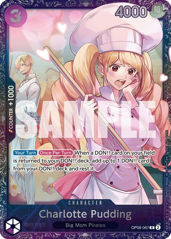 Charlotte Pudding (Treasure Cup 2025) OP08-067 - One Piece Promo kart görseli