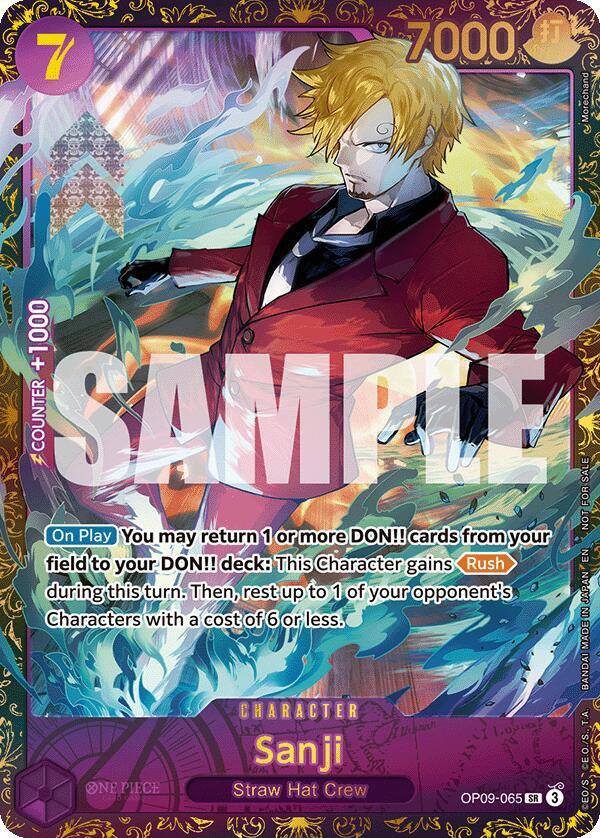 Sanji (Championship 25-26 Regionals Season 1) OP09-065 - One Piece Promo kart görseli