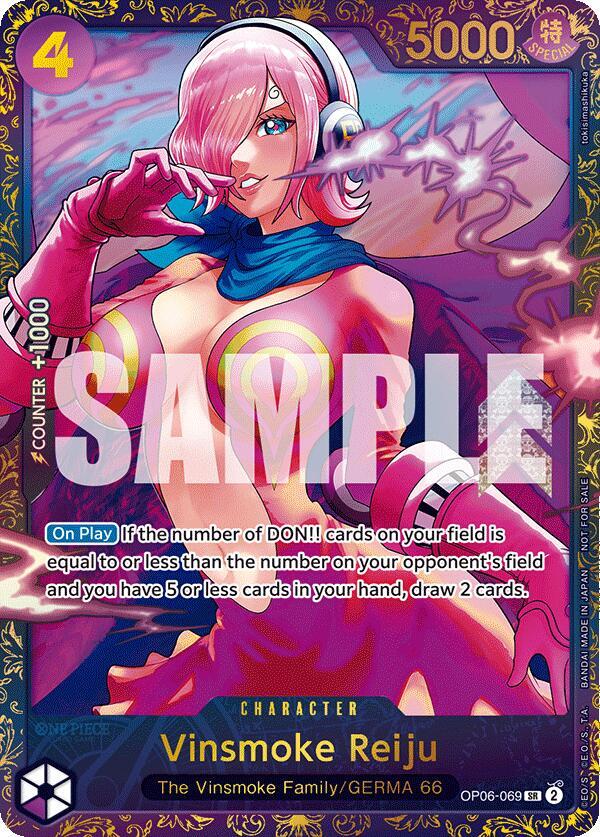 Vinsmoke Reiju (Treasure Cup 2024) OP06-069 - One Piece Promo kart görseli