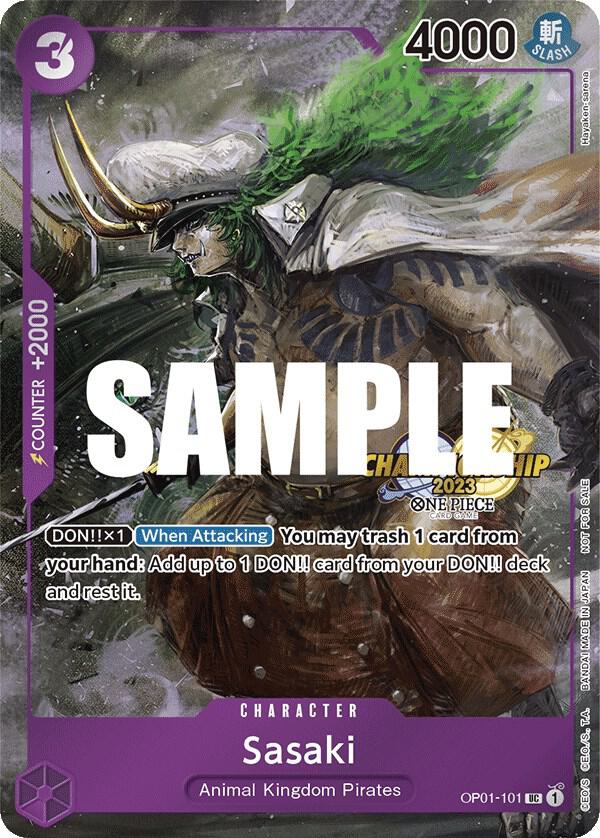 Sasaki (CS 2023 Event Pack) OP01-101 - One Piece Promo kart görseli