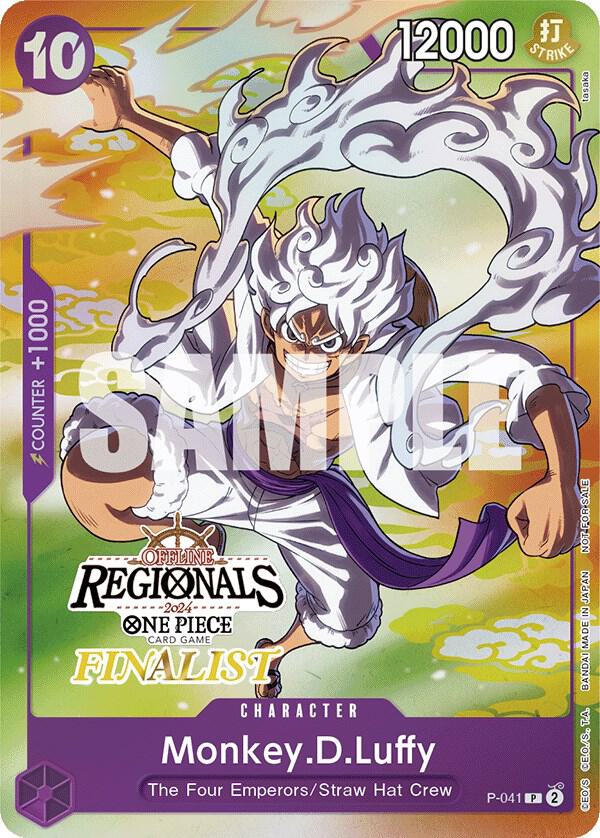 Monkey.D.Luffy (041) (Online Regional 2024 Vol. 2) P-041 - One Piece Promo kart görseli