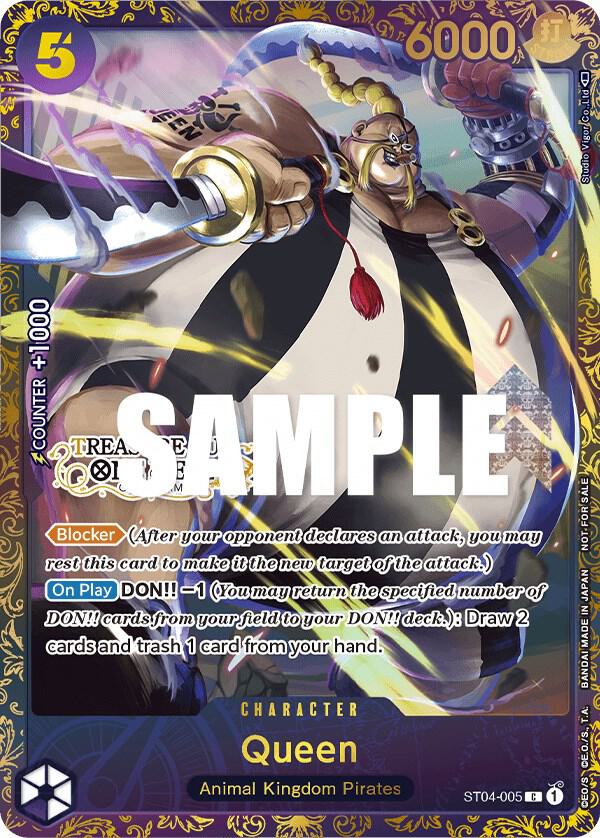 Queen (Treasure Cup) ST04-005 - One Piece Promo kart görseli