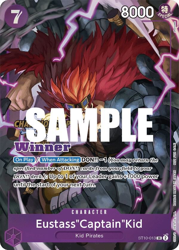Eustass"Captain"Kid (CS 2023 Top Players Pack) [Wi ST10-013 - One Piece Promo kart görseli