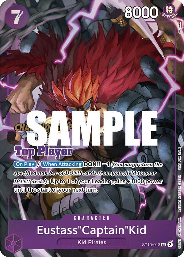 Eustass"Captain"Kid (CS 2023 Top Players Pack) ST10-013 - One Piece Promo kart görseli