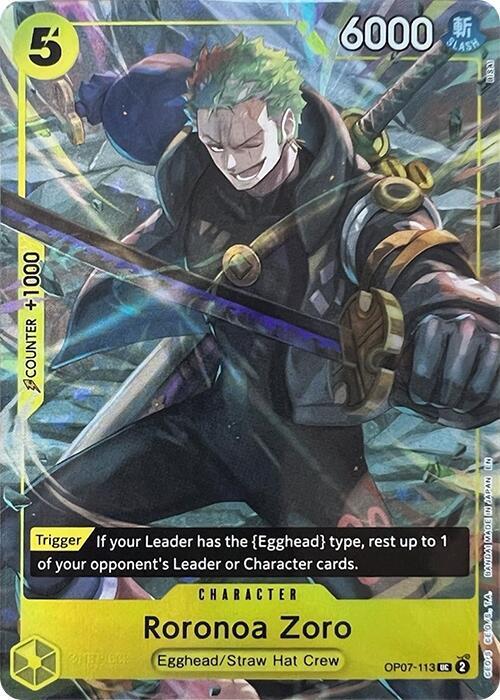Roronoa Zoro (Illustration Box Vol.3) OP07-113 - One Piece Promo kart görseli