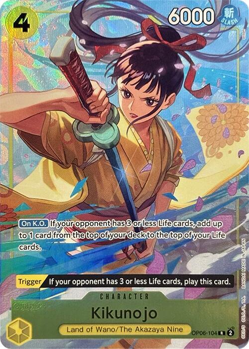Kikunojo (Premium Card Collection -Best Selection  OP06-104 - One Piece Promo kart görseli