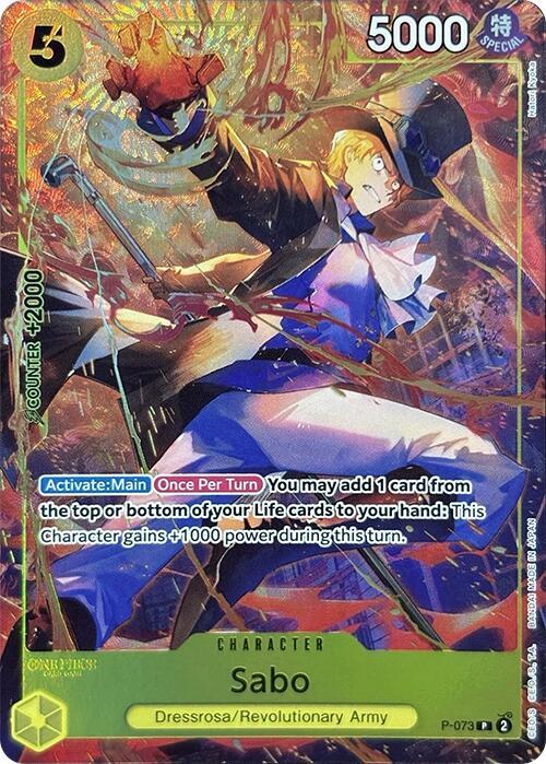 Sabo (Premium Card Collection -Best Selection Vol. P-073 - One Piece Promo kart görseli
