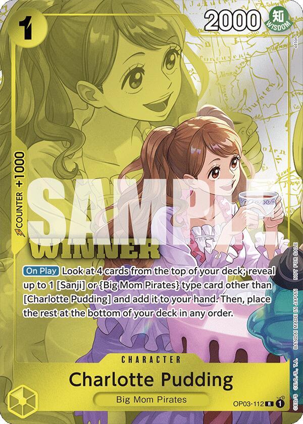 Charlotte Pudding (Winner Pack 2024 Oct.-Dec.) OP03-112 - One Piece Promo kart görseli