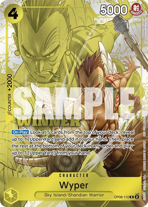 Wyper (Winner Pack 2025 Vol. 2) OP08-110 - One Piece Promo kart görseli