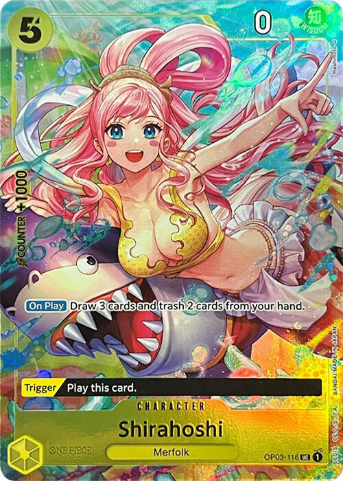 Shirahoshi (Premium Card Collection -BANDAI CARD G OP03-116 - One Piece Promo kart görseli