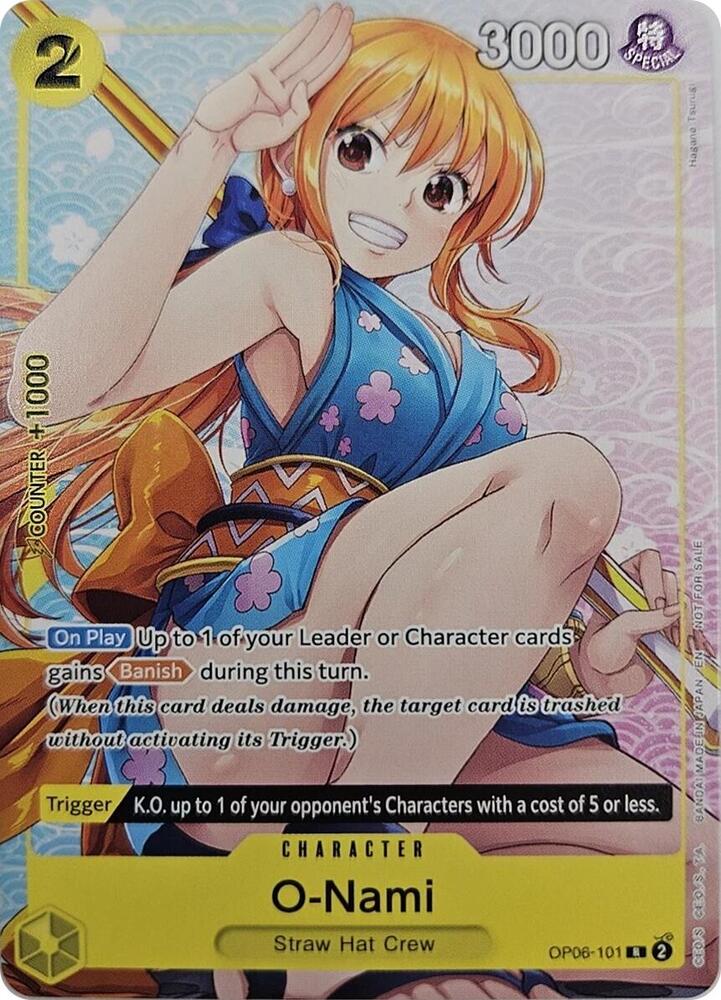 O-Nami (Welcome Pack Vol. 2) OP06-101 - One Piece Promo kart görseli