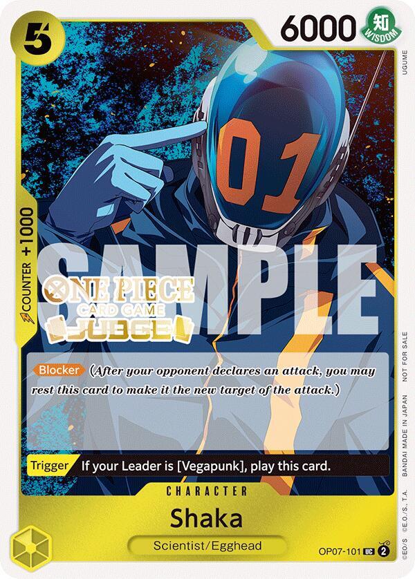 Shaka (Judge Pack Vol. 5) OP07-101 - One Piece Promo kart görseli