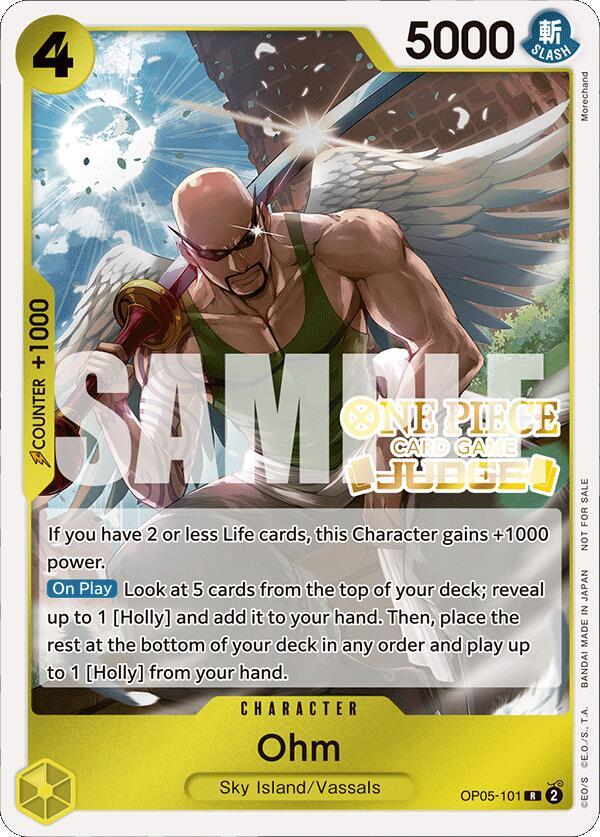 Ohm (Judge Pack Vol. 4) OP05-101 - One Piece Promo kart görseli