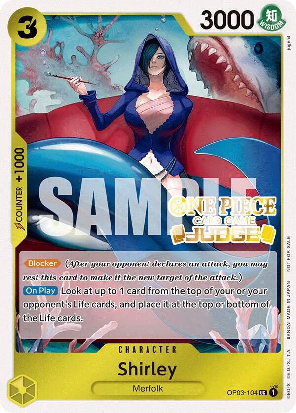 Shirley (Judge Pack Vol. 3) OP03-104 - One Piece Promo kart görseli