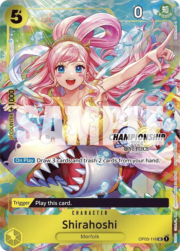 Shirahoshi (CS 2024 Celebration Pack) OP03-116 - One Piece Promo kart görseli