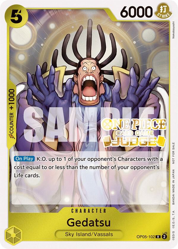 Gedatsu (Judge Pack Vol. 3) OP05-102 - One Piece Promo kart görseli