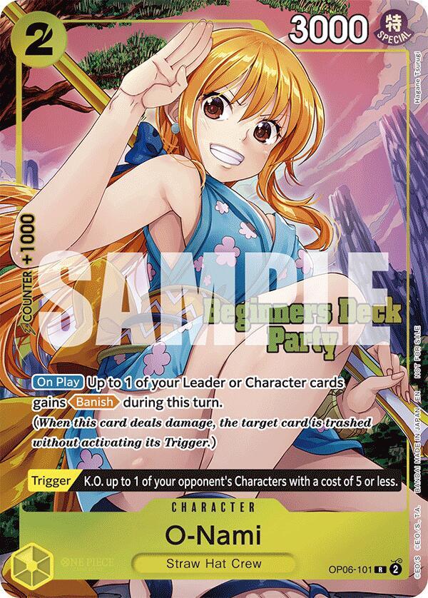 O-Nami (Beginners Deck Party [ST-23] - [ST-28] Win OP06-101 - One Piece Promo kart görseli