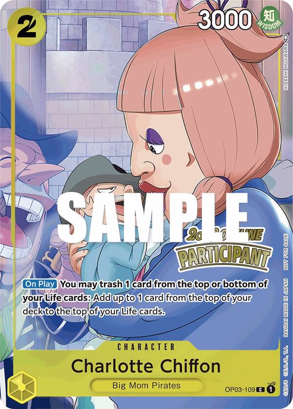 Charlotte Chiffon (Offline Regional 2023) [Partici OP03-109 - One Piece Promo kart görseli