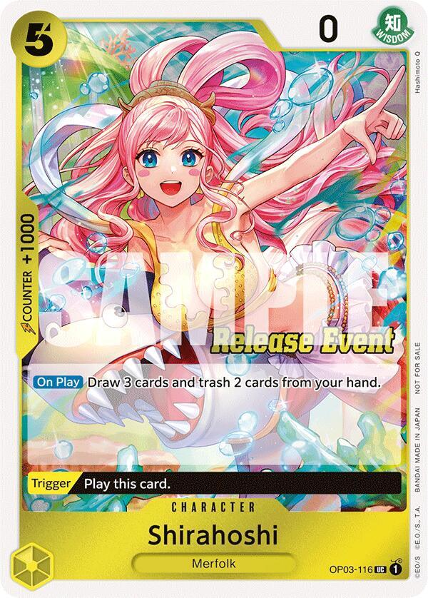 Shirahoshi (ST15 - ST20 Release Event Winner Pack) OP03-116 - One Piece Promo kart görseli