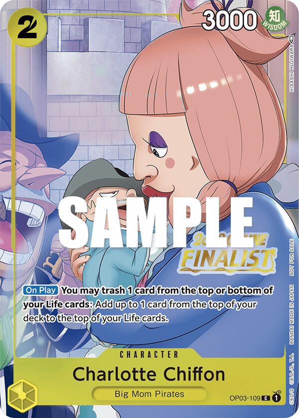Charlotte Chiffon (Online Regional 2023) [Finalist OP03-109 - One Piece Promo kart görseli
