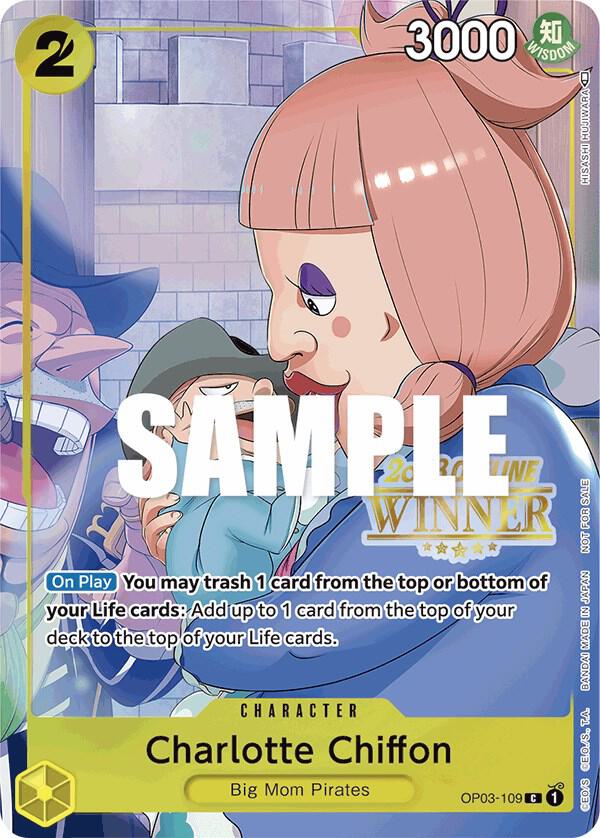 Charlotte Chiffon (Offline Regional 2023) [Winner] OP03-109 - One Piece Promo kart görseli