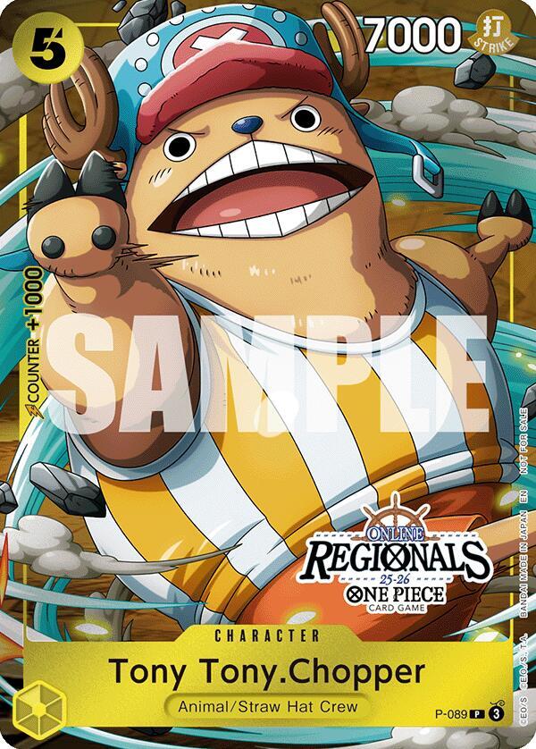 Tony Tony.Chopper (Online Regional Participation P P-089 - One Piece Promo kart görseli