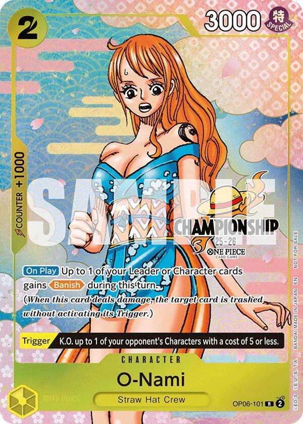 O-Nami (CS 25-26 Event Pack Finalist Ver.) OP06-101 - One Piece Promo kart görseli